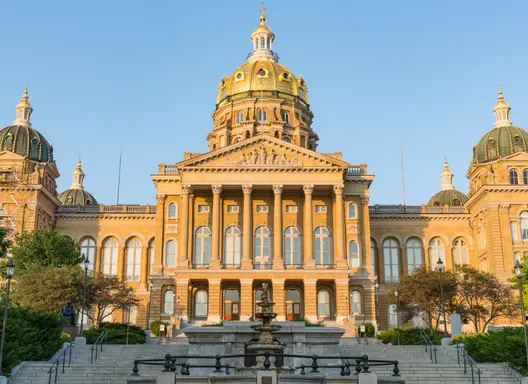 Iowa State Capitol Facade